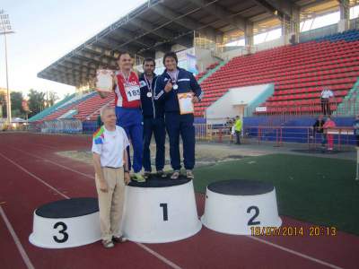 Каспийчане приняли участие в чемпионате России по легкой атлетике.