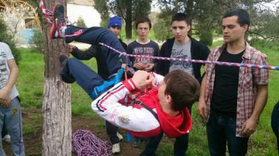 Соревнования по спортивному туризму среди общеобразовательных школ г.Каспийск