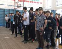 В каспийске прошло первенство школ по волейболу.
