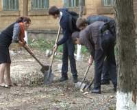 Студенты каспийской гимназии стали участниками экологической акции.