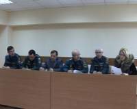 В Каспийске на базе пожарной части № 10 прошел круглый стол.
