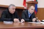 В зале администрации состоялась комиссия по обеспеченю безопасности дорожного движения.