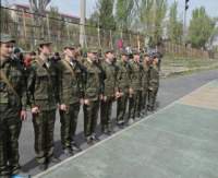 На стадионе «Труд» состоялись спортивные соревнования среди учащихся образовательных учреждений, приуроченные к празднованию дня победы.