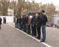Торжественные проводы призывников прошли в каспийском военкомате.