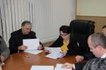 Заседание в кабинете у главы администрации городского округа "город Каспийск" Хури Пирсаидовой