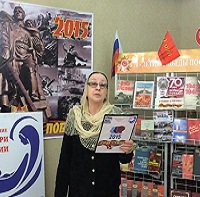 По инициативе всероссийского общественного движения Матери России состоялось коллективное прочтение каспийчанами поэмы"День Победы 1945г."