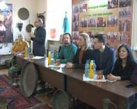 Участники акции "Наш голос против нацизма, экстремизма и терроризма" посетили Каспийск
