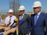 Абдусамад Гамидов ознакомился с ходом строительства новой школы в Каспийске